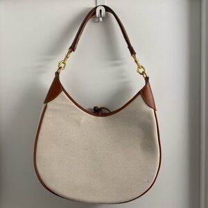 MANGO Tan and Brown Handbag